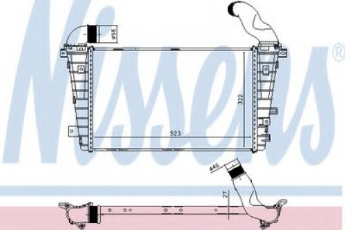 96461 NISSENS интеркулер 96461 NISSENS интеркулер