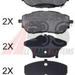 35025 A.B.S. комплект тормозных колодок