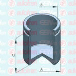 D025452 AUTOFREN SEINSA поршень