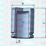 D025550 AUTOFREN SEINSA поршень