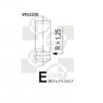 V912220 BGA впускной клапан