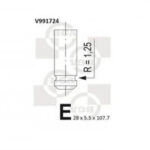 V991724 BGA выпускной клапан