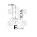 V992805 BGA выпускной клапан