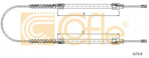 11718 COFLE трос