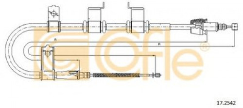 172542 COFLE трос