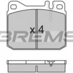 BP2172 BREMSI комплект тормозных колодок