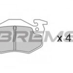 BP2217 BREMSI комплект тормозных колодок