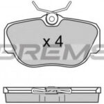 BP2425 BREMSI комплект тормозных колодок