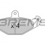 BP2553 BREMSI комплект тормозных колодок