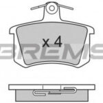 BP2612 BREMSI комплект тормозных колодок
