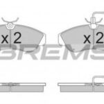 BP2615 BREMSI комплект тормозных колодок
