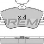 BP2625 BREMSI комплект тормозных колодок