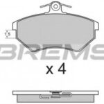 BP2642 BREMSI комплект тормозных колодок
