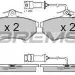 BP2644 BREMSI комплект тормозных колодок