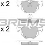 BP2652 BREMSI комплект тормозных колодок