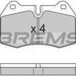 BP2660 BREMSI гальмівні колодки пер. bmw 5(e39)/7(e38) 96-04 (brembo)
