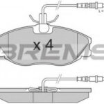 BP2683 BREMSI комплект тормозных колодок