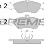 BP2689 BREMSI комплект тормозных колодок