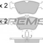 BP2694 BREMSI комплект тормозных колодок