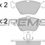BP2695 BREMSI комплект тормозных колодок
