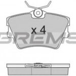 BP2724 BREMSI комплект тормозных колодок