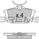 BP2742 BREMSI комплект тормозных колодок