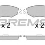 BP2749 BREMSI комплект тормозных колодок