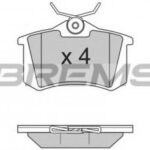 BP2806 BREMSI комплект тормозных колодок