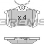 BP2807 BREMSI комплект тормозных колодок