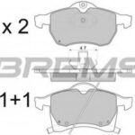 BP2811 BREMSI комплект тормозных колодок