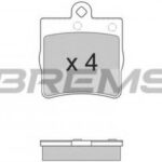 BP2861 BREMSI комплект тормозных колодок
