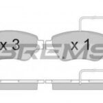 BP2942 BREMSI комплект тормозных колодок