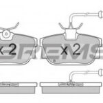 BP2946 BREMSI комплект тормозных колодок