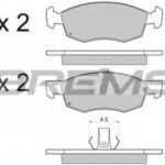 BP2951 BREMSI комплект тормозных колодок
