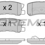 BP2965 BREMSI комплект тормозных колодок