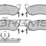BP2969 BREMSI комплект тормозных колодок