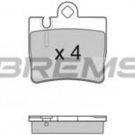 BP2999 BREMSI комплект тормозных колодок