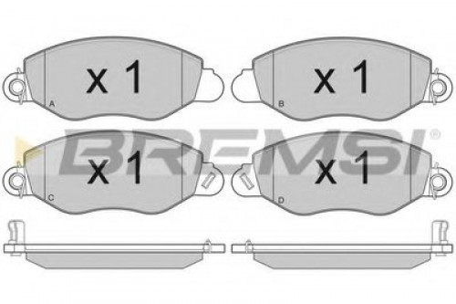 BP3010 BREMSI комплект тормозных колодок
