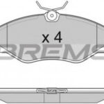 BP3011 BREMSI комплект тормозных колодок