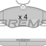 BP3012 BREMSI комплект тормозных колодок