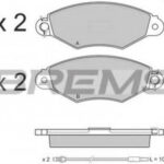 BP3019 BREMSI комплект тормозных колодок