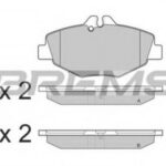 BP3020 BREMSI комплект тормозных колодок