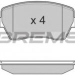 BP3026 BREMSI комплект тормозных колодок