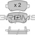 BP3027 BREMSI комплект тормозных колодок