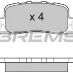 BP3060 BREMSI комплект тормозных колодок