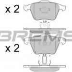 BP3062 BREMSI комплект тормозных колодок