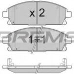 BP3068 BREMSI комплект тормозных колодок