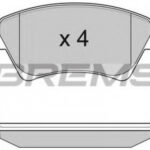 BP3072 BREMSI комплект тормозных колодок