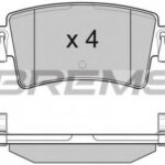 BP3074 BREMSI комплект тормозных колодок