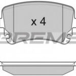 BP3086 BREMSI комплект тормозных колодок